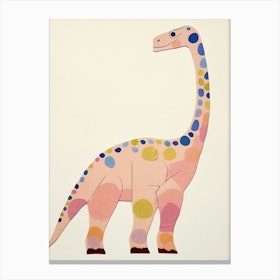 Nursery Dinosaur Art Diplodocus 2 Canvas Print