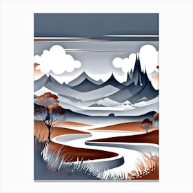 Landscape Painting Canvas Print