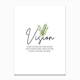 Vision Canvas Print