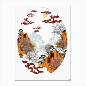 Chinese Landscape Canvas Print