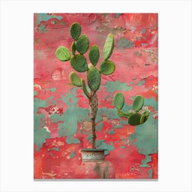 mexican cactus Canvas Print