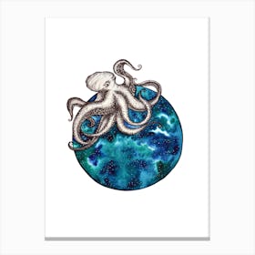 Octopus V Canvas Print