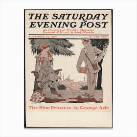 The Saturday Evening Post, November 24, 1906, Edward Penfield Canvas Print