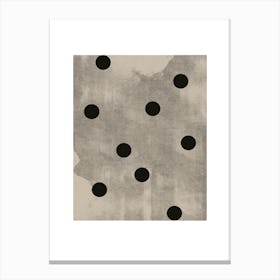 Retro Dots Canvas Print