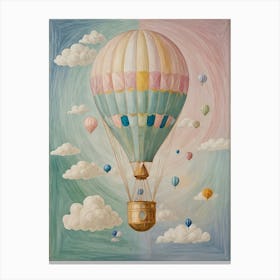 Whimsical Hot Air Balloon Canvas Print