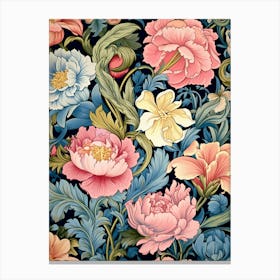 Wallpaper Floral Pattern 5 Canvas Print