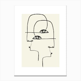 'Two Heads' Canvas Print