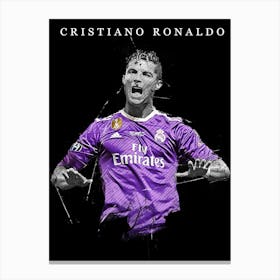 Cristiano Ronaldo Real Madrid 6 Canvas Print