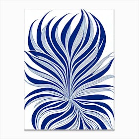 Tillandsia Stencil Style Plant Canvas Print