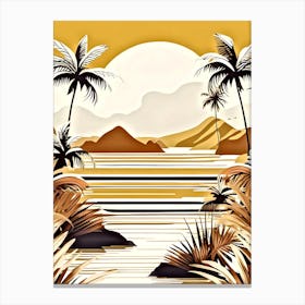 Tropical Landscape 4 Canvas Print