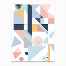 Abstract Geometric Painting 2 Canvas Print