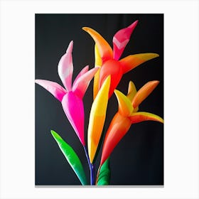 Bright Inflatable Flowers Heliconia 5 Canvas Print