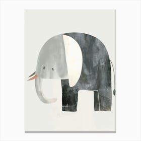 Charming Nursery Kids Animals Elephant 2 Canvas Print