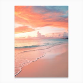 Bantayan Island Beach Philippines At Sunset 3 Canvas Print