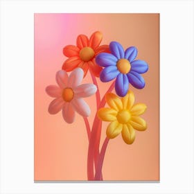 Dreamy Inflatable Flowers Oxeye Daisy 3 Canvas Print