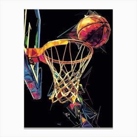 Basketball Hoop Canvas Print