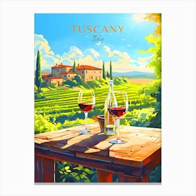 Italy Tuscany Travel Canvas Print