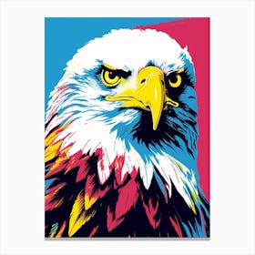 Andy Warhol Style Bird Eagle 1 Canvas Print