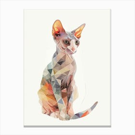 Sphynx Cat Clipart Illustration 1 Canvas Print