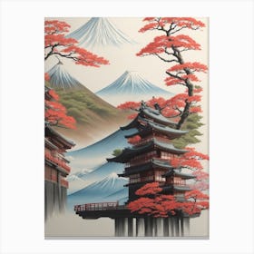 The Beauty Of Kyoto Pagoda Canvas Print