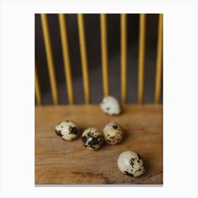 Quail Eggs 31 Canvas Print