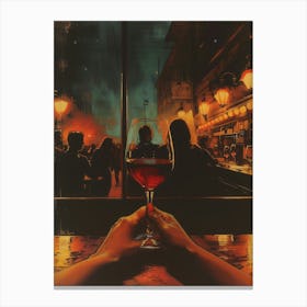 Glass Of Wine 8 Canvas Print