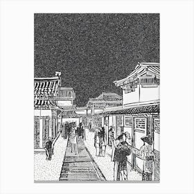 Asian Street Scene 5 Canvas Print