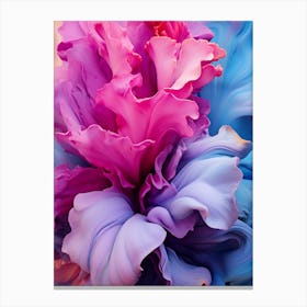 Folding Flower Canvas Print