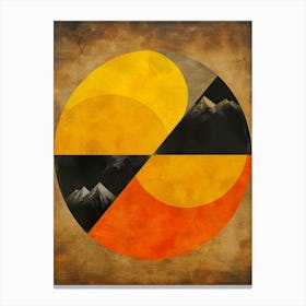 Circle Of Mountains Canvas Print