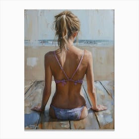 Back View Of A Woman Canvas Print