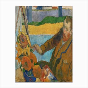 Paul Gauguin S The Painter Of Sunflowers (1888) Famous Painting Of Van Gogh Canvas Print