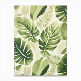 Tropical Leaves 9 Canvas Print