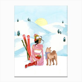 Ski Hill Canvas Print