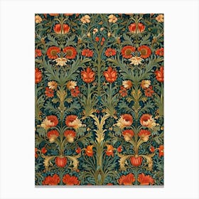 William Morris Floral Canvas Print