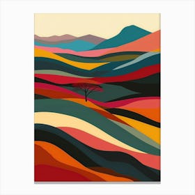 Abstract Landscape Painting 30 Canvas Print