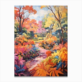 Autumn Gardens Painting Fairchild Tropical Botanic Garden Usa Canvas Print