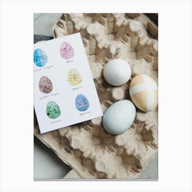 Easter Eggs 250 Canvas Print