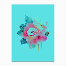 Watercolor Flower 3 Canvas Print