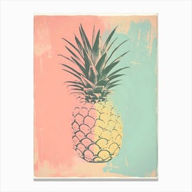 Pineapple Painting Canvas Print