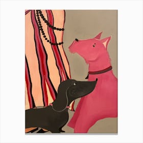 Dogs Canvas Print