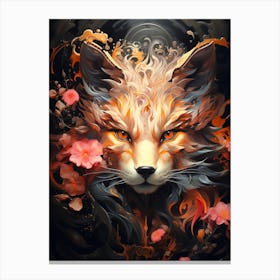 Fox Head 1 Canvas Print