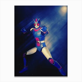 Light Of Heroes ― Kamen Rider Black Rx Bio Canvas Print