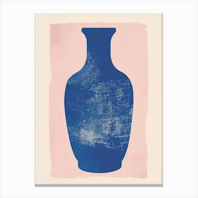 Blue Vase Canvas Print