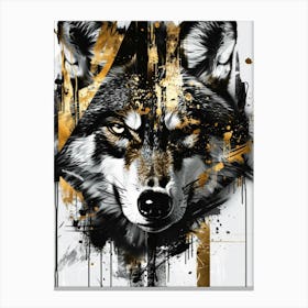 Wolf Painting Canvas Print