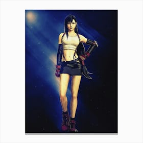 Light Of Heroes ― Tifa Lockhart Final Fantasy 7 Canvas Print