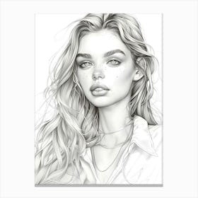 Mod Girl 58 Canvas Print