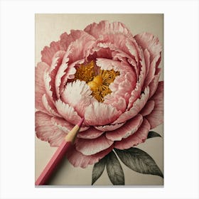 Peony 2 Canvas Print