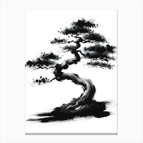 Minimalist Bonsai Japanese Canvas Print