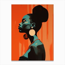 Afro-American Woman 9 Canvas Print
