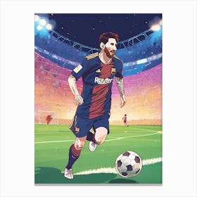 Lionel Messi Canvas Print